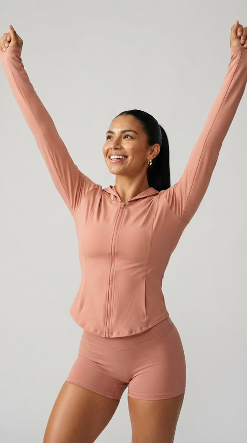 Core™ Chaqueta Deportiva con Capucha