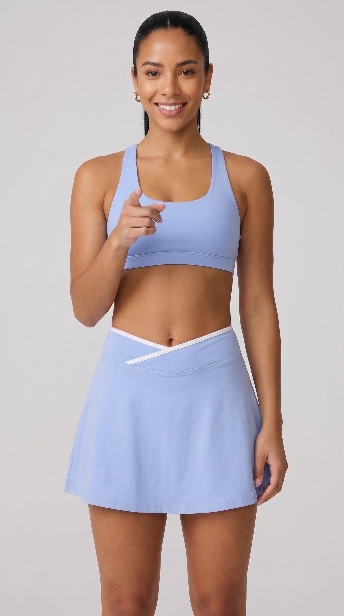 Curve™ Falda Tenis Flowy V-Waist