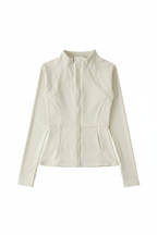 Chaqueta Sculpt crema