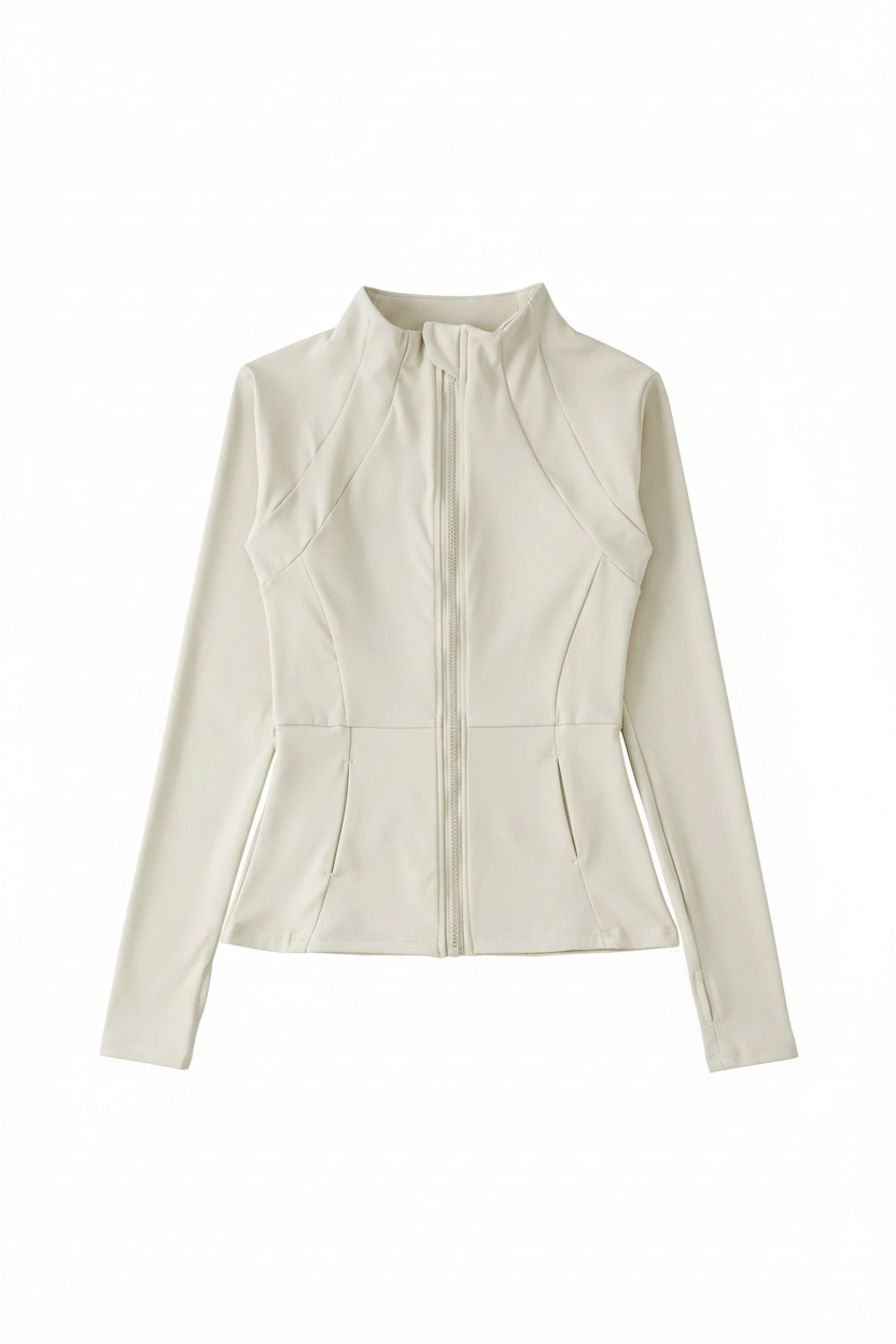 Chaqueta Sculpt crema